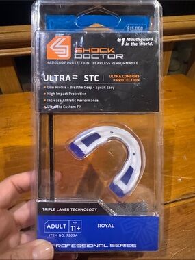 SHOCK DOCTOR Ultra 2 STC Adult Size (11-+) Mouth Guard